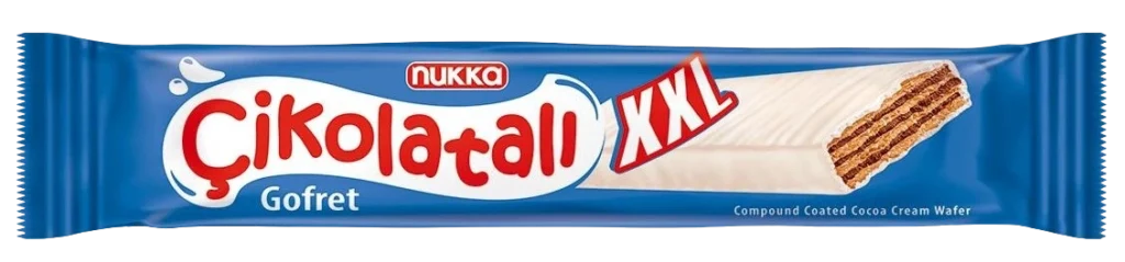 Nukka Cikolatali XXL White Chocolate 60gr Wafer