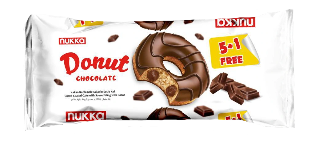 Nukka Doughnut Chocolate 5+1