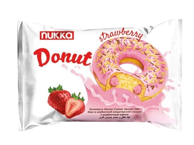 Nukka Doughnut Strawberry 50gr