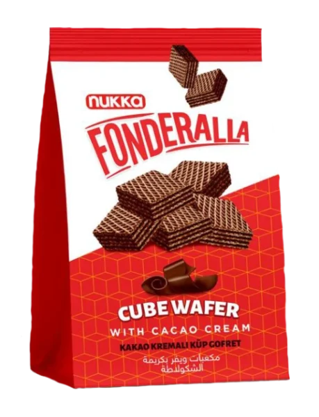 Nukka Fonderalla Cube Wafer Cacao 200gr