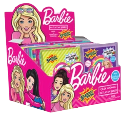 Shoogy Boom Popping Candy Barbie Box