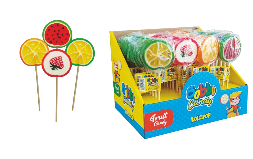 Bobbo Fruit Candy Lollipop