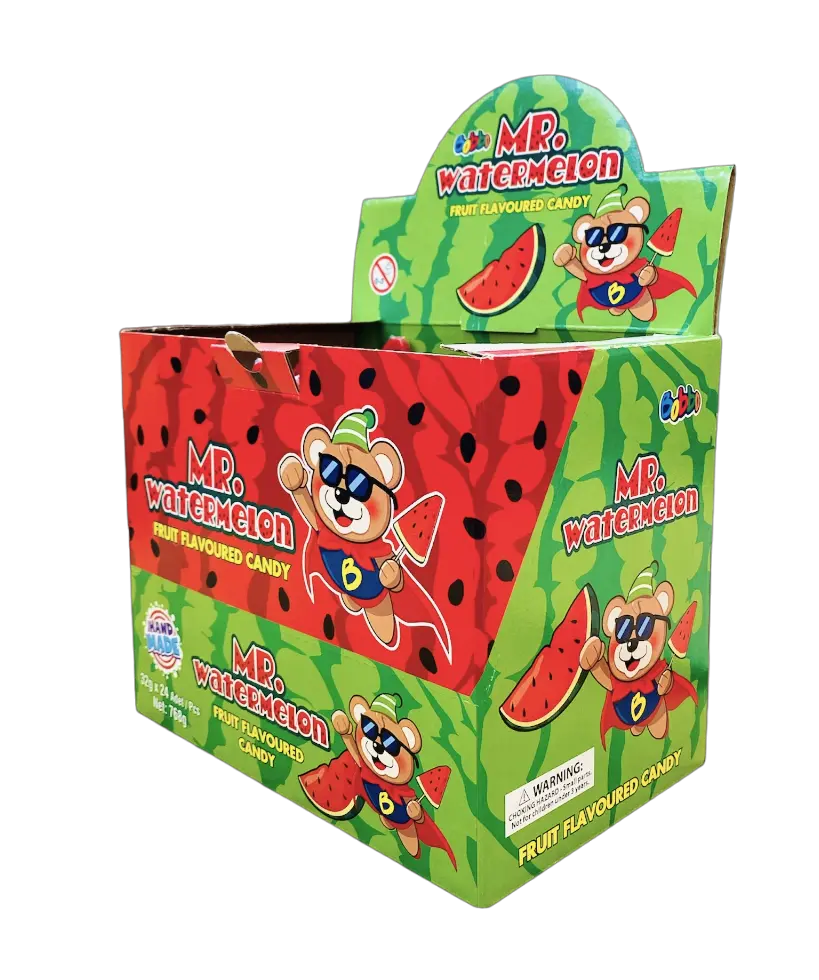 Bobbo Mr Watermelon Lollipop Box