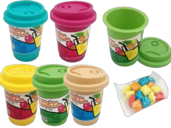Coffee Cup with Bubble Gums
