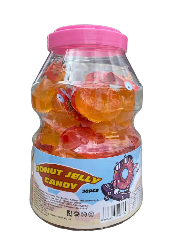 Donut Jelly Candy Container