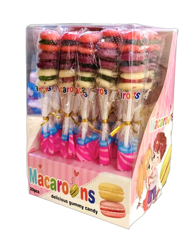 Macaroons Jelly Lollipop