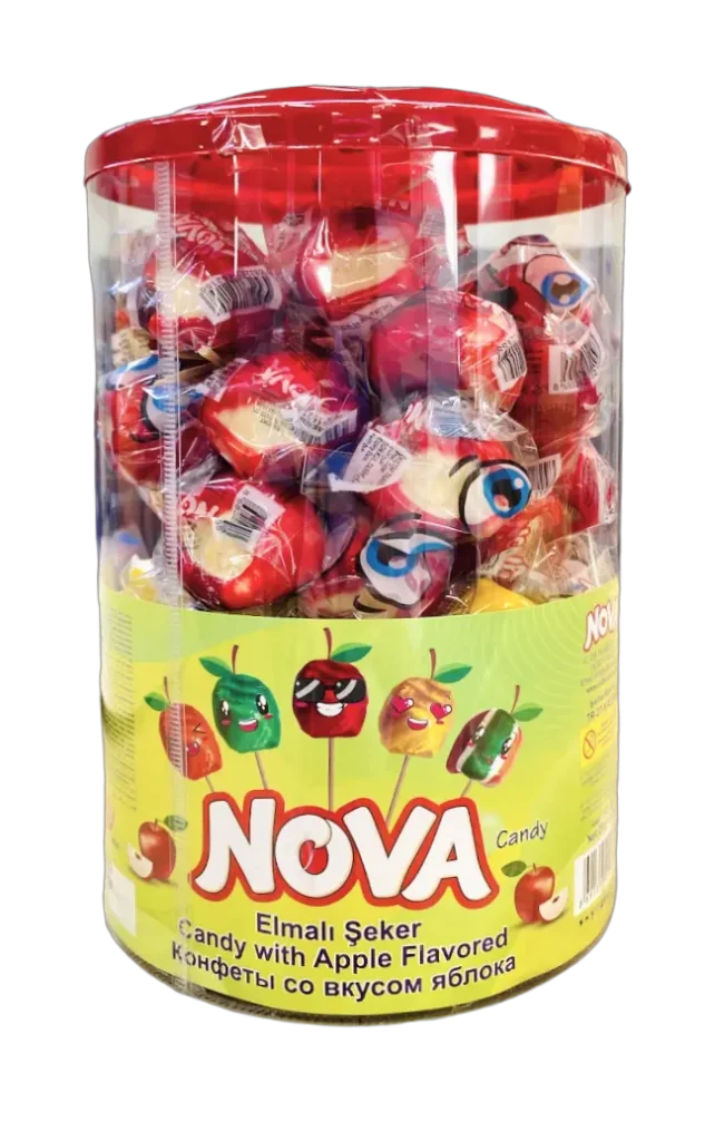 Nova Apple Flavored Lollipop