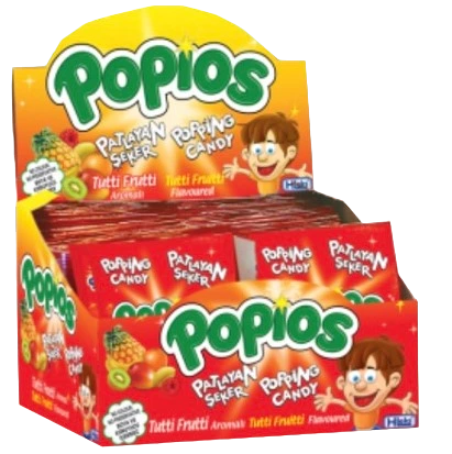 Popios Popping Candy Tropical Box