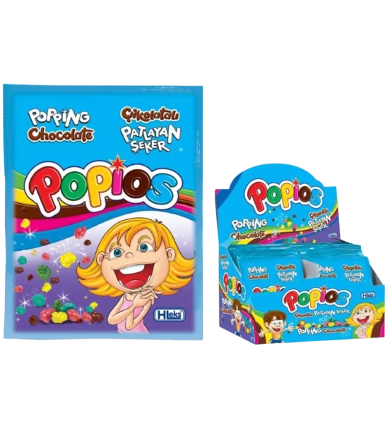 Popios Popping Chocolate Candy