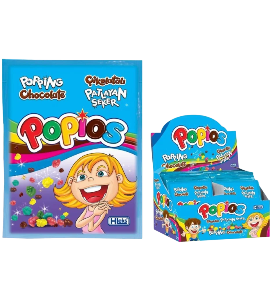 Popios Popping Chocolate Candy