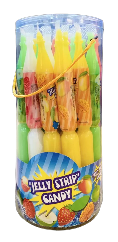 Jelly Strip Candy Cylinder