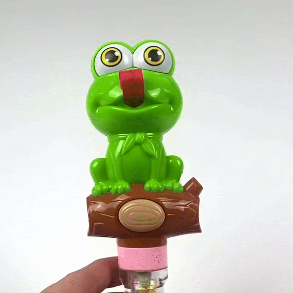 Long Tongue Frog Toy with Candy Video