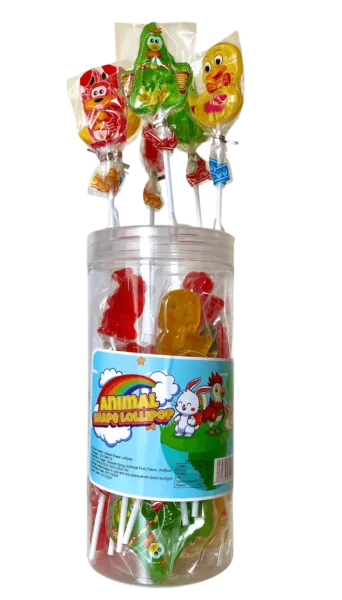 Animals Lollipop PVC Cylinder