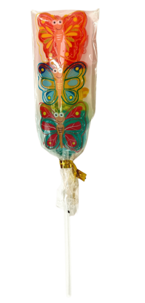 Butterfly Lollipop PVC Cylinder