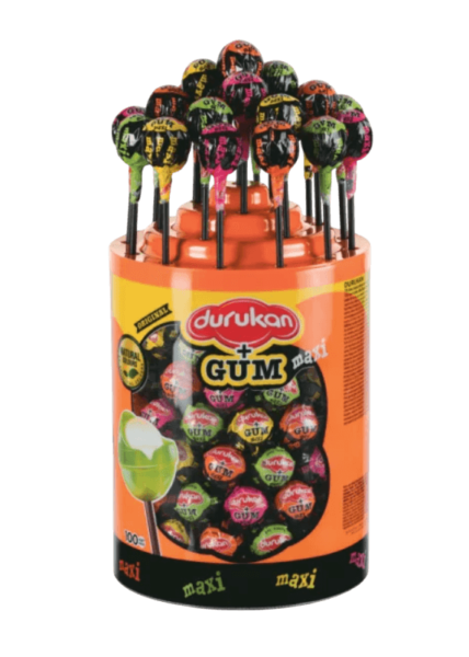 Durukan Maxi Gum Lollipop 16gr