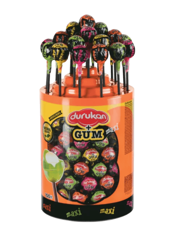 Durukan Maxi Gum Lollipop 16gr