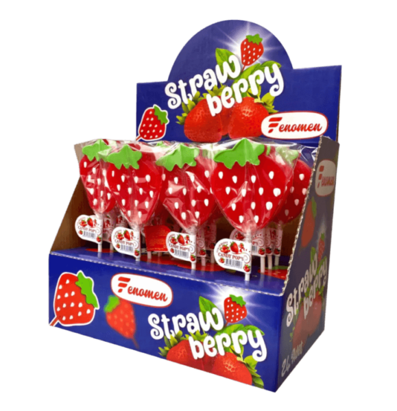 Fenomen Strawberry Lollipop 36gr