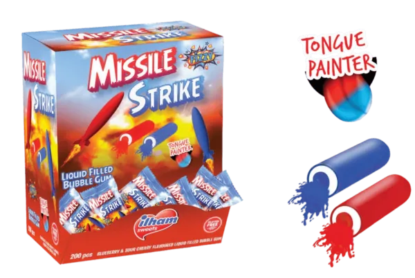 Ilham Missile with Filling Bubble Gum