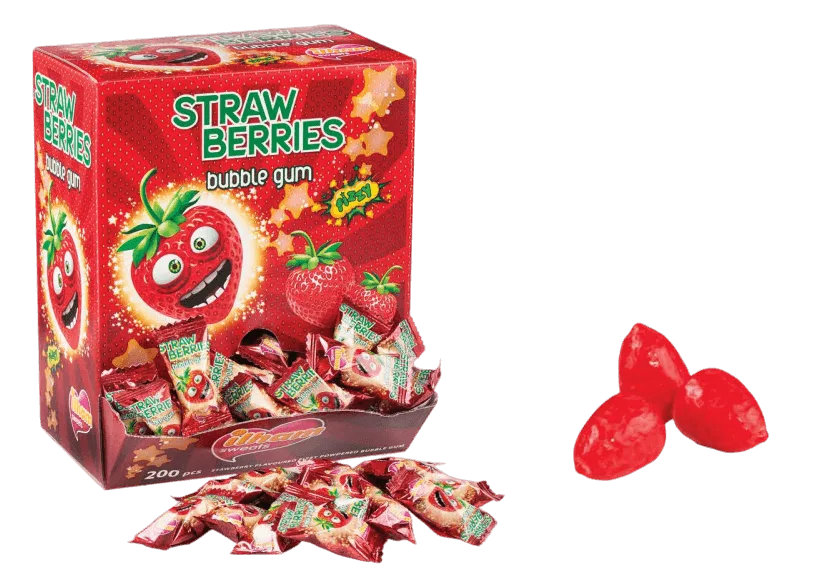 Ilham Sour Strawberry Bubble Gum
