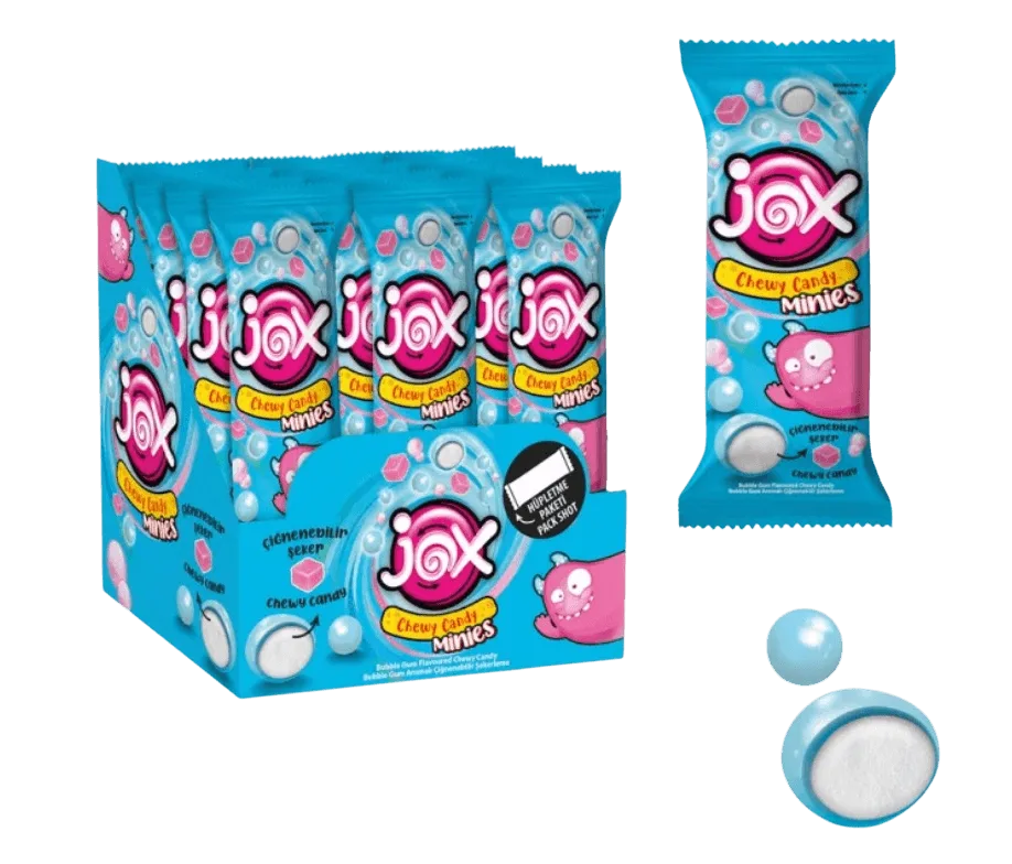 Jox Minies Chewy Candy bubble Gum