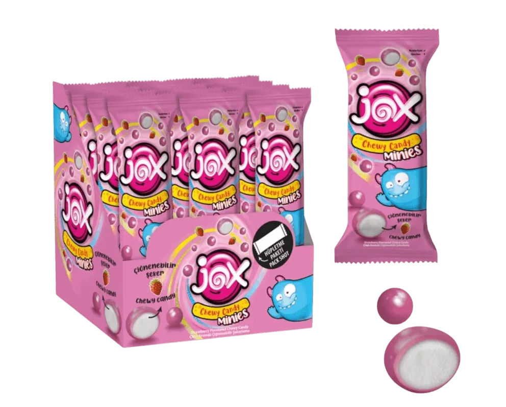 Jox Minies Chewy Candy Strawberry