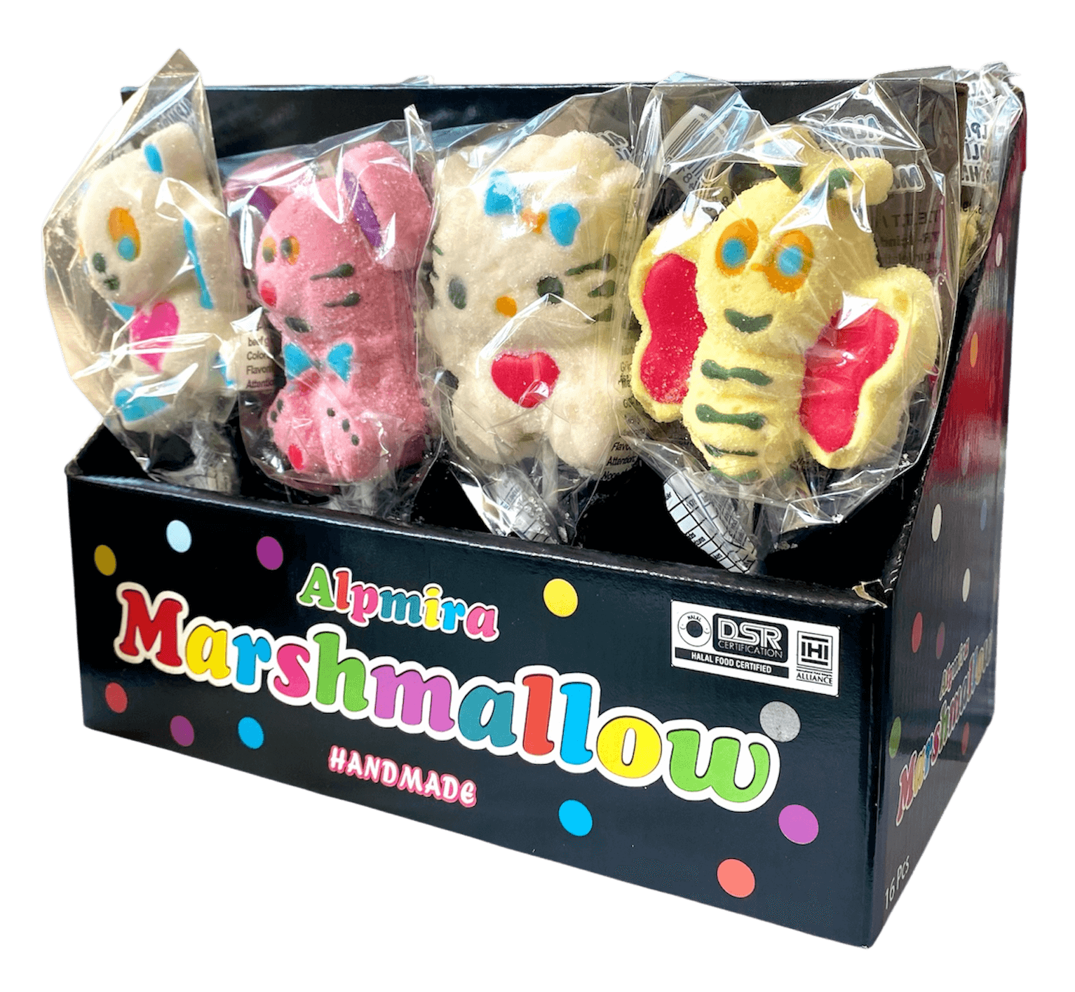 Marshmallow Lollipop Animals 45gr