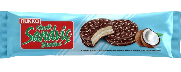 Nukka Sandwich Classic Coconut 180gr