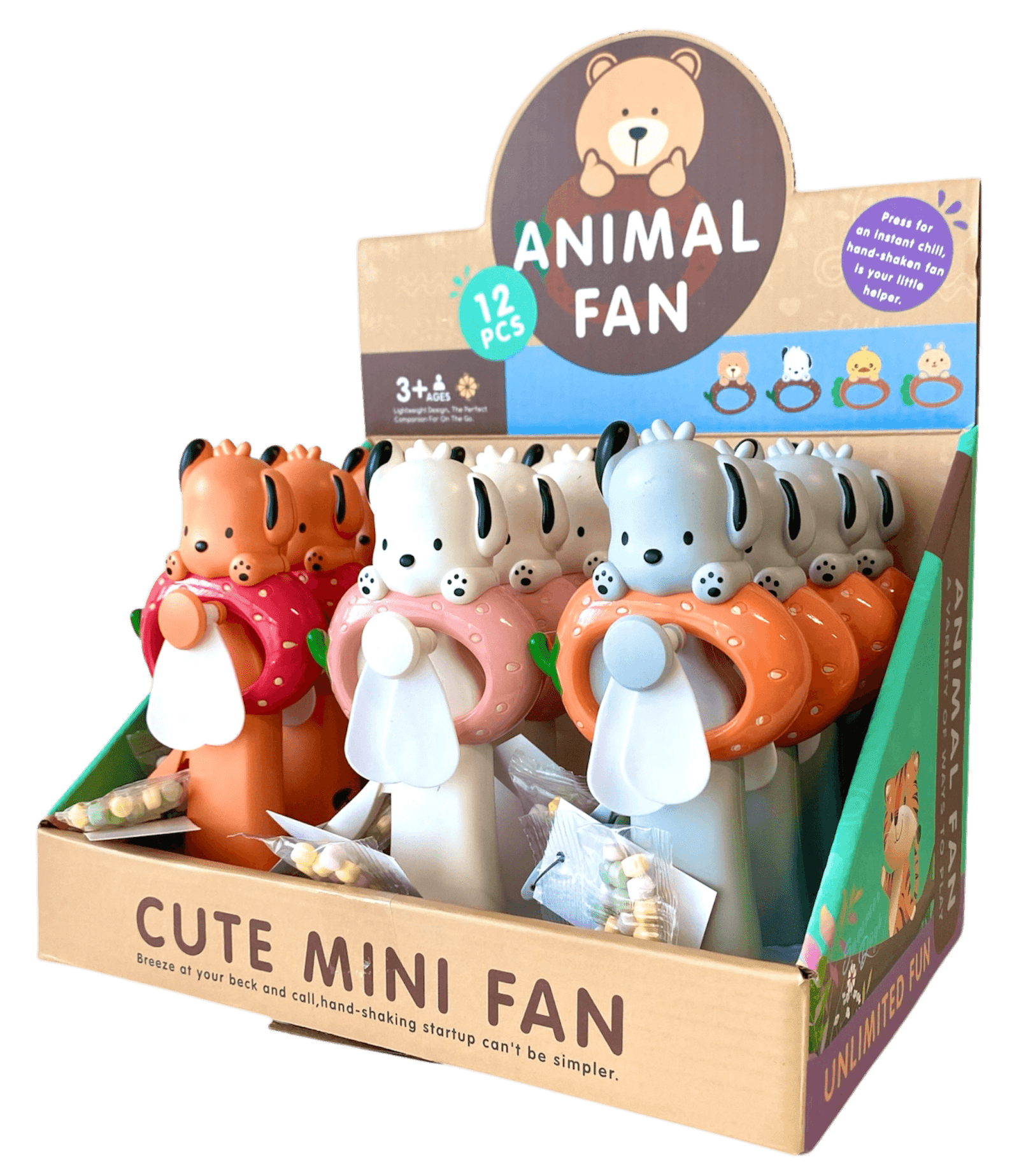 Cute Dog Fan Box