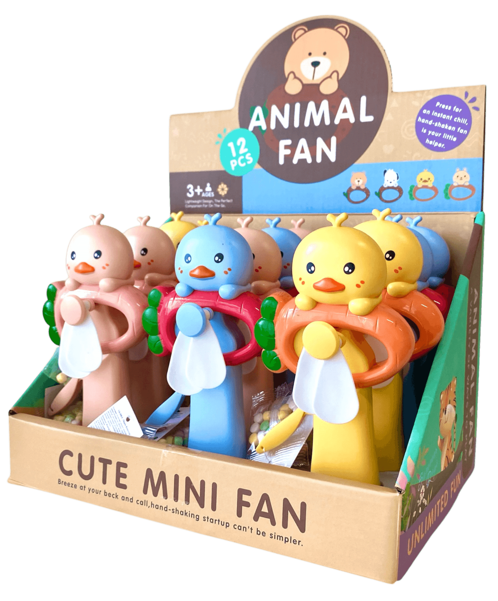 Cute Duck Fan Box