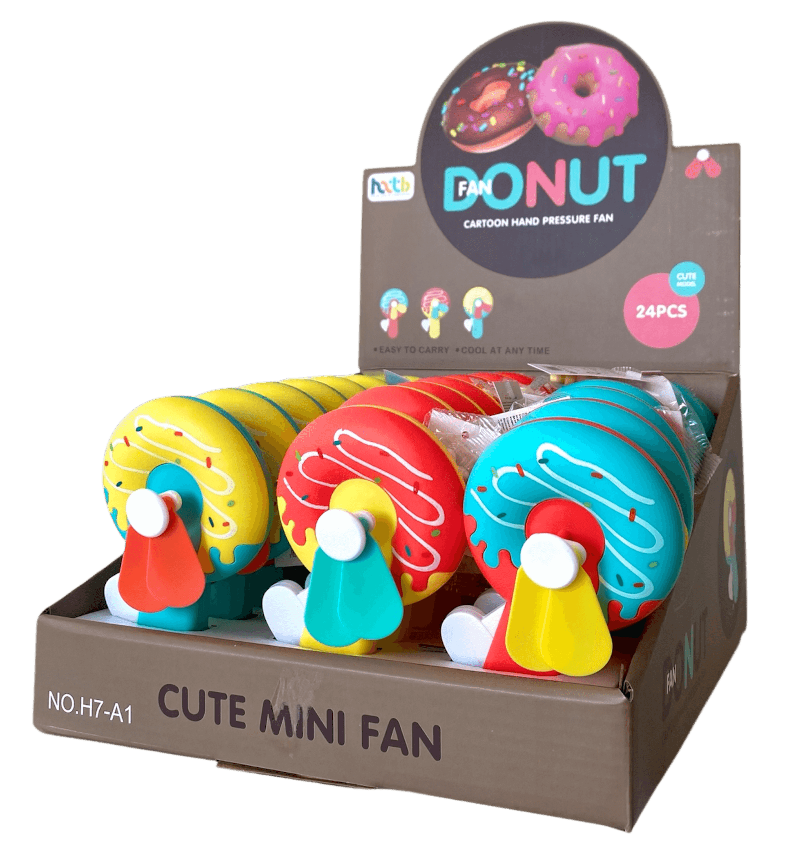 Cute Doughnut Fan Box