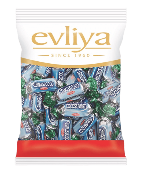 Evliya Cocosstwist Cocoa Candy 1kg