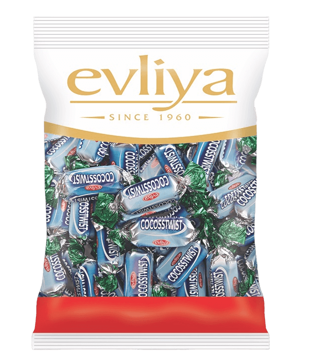 Evliya Cocosstwist Cocoa Candy 1kg