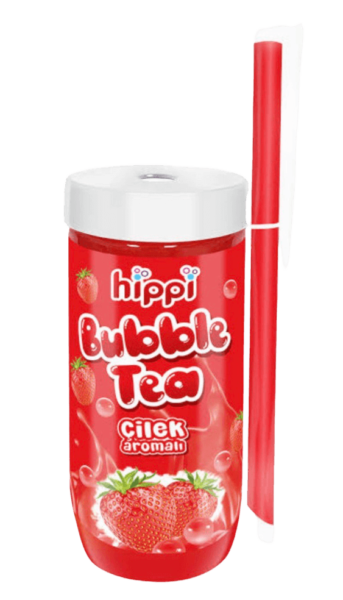 Hippi Bubble Tea Strawberry 350ml