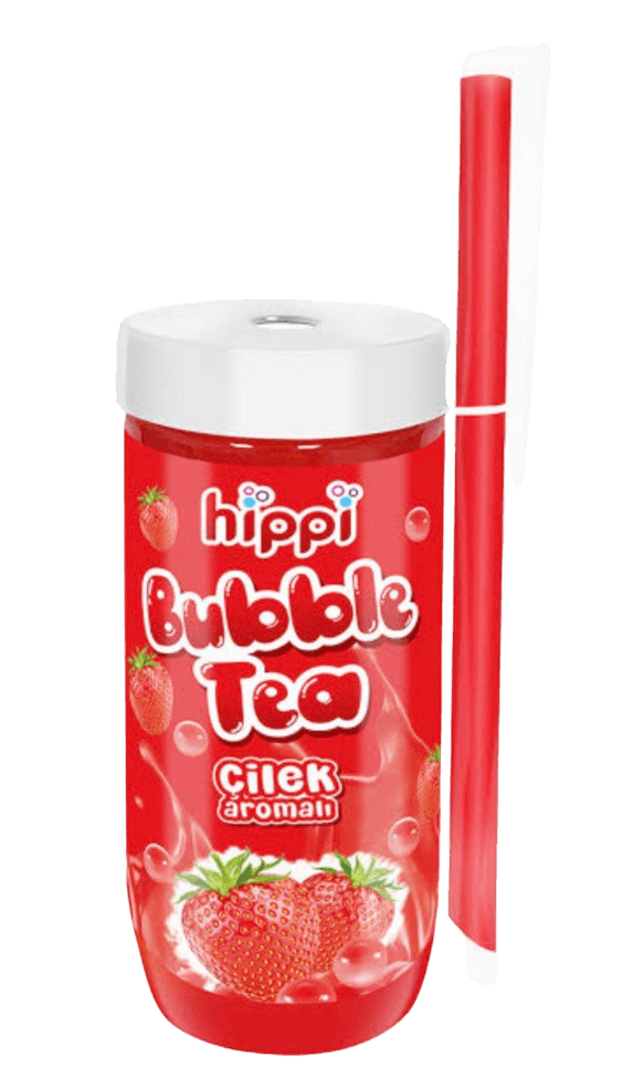 Hippi Bubble Tea Strawberry 350ml