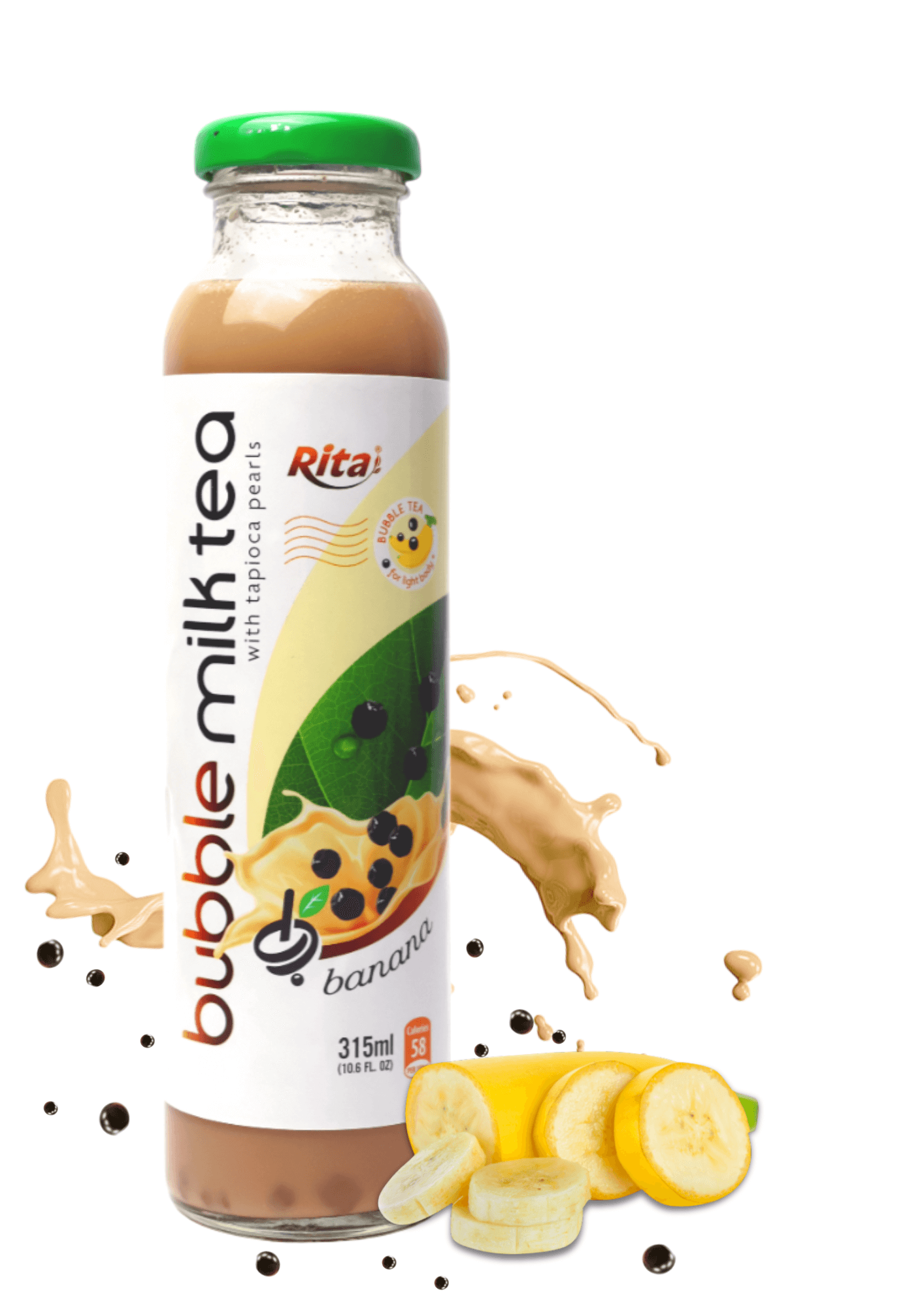 Rita Bubble Milk Tea Banana 315ml