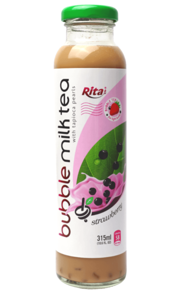 Rita Bubble Milk Tea Strawberry 315ml