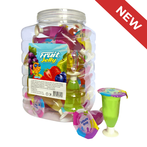 Leisure Time Fruit Jelly 40gr Cylinder