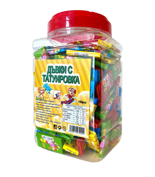 Chewing Gum with Tattoo