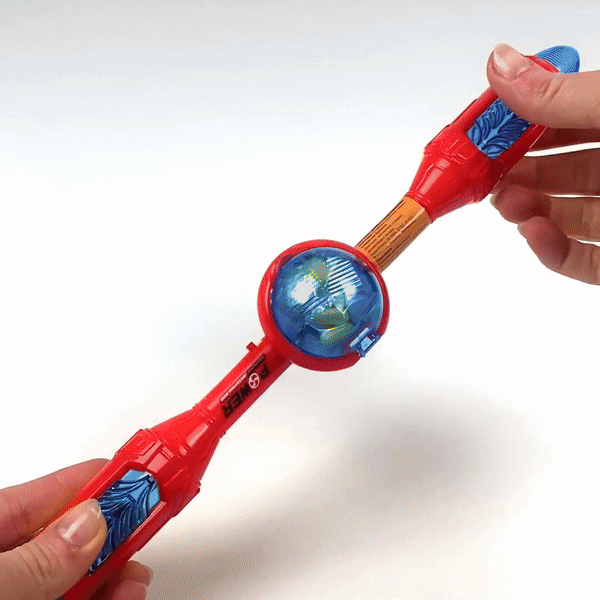 Rotating Flashing Rod Ring Toy with Candy