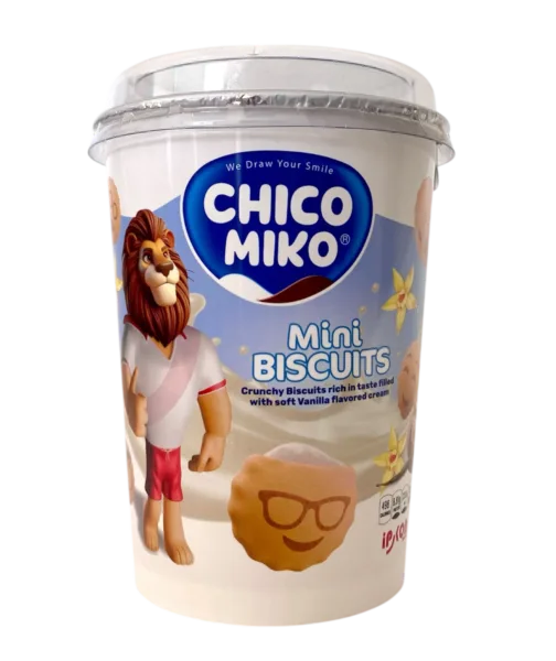 Ipkon Chiko Miko Mini Biscuits Vanilla 125gr