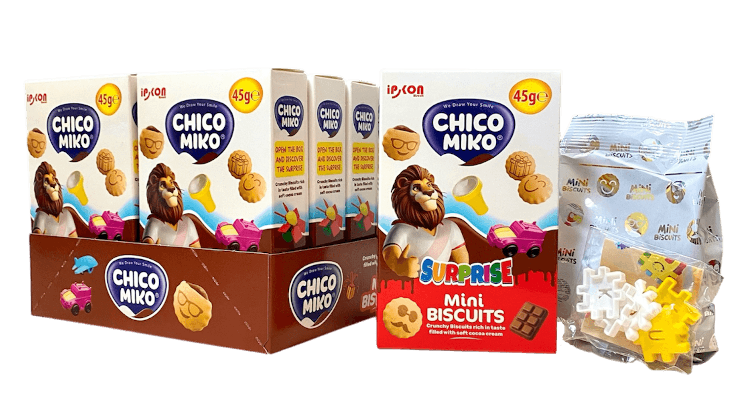 Ipkon Chiko Miko Mini Biscuits Surprise 45gr