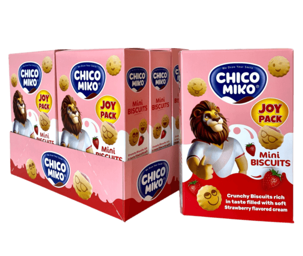 Ipkon Chiko Miko Mini Biscuits Strawberry 40gr