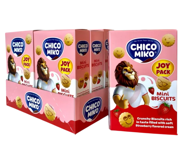 Ipkon Chiko Miko Mini Biscuits Strawberry 40gr