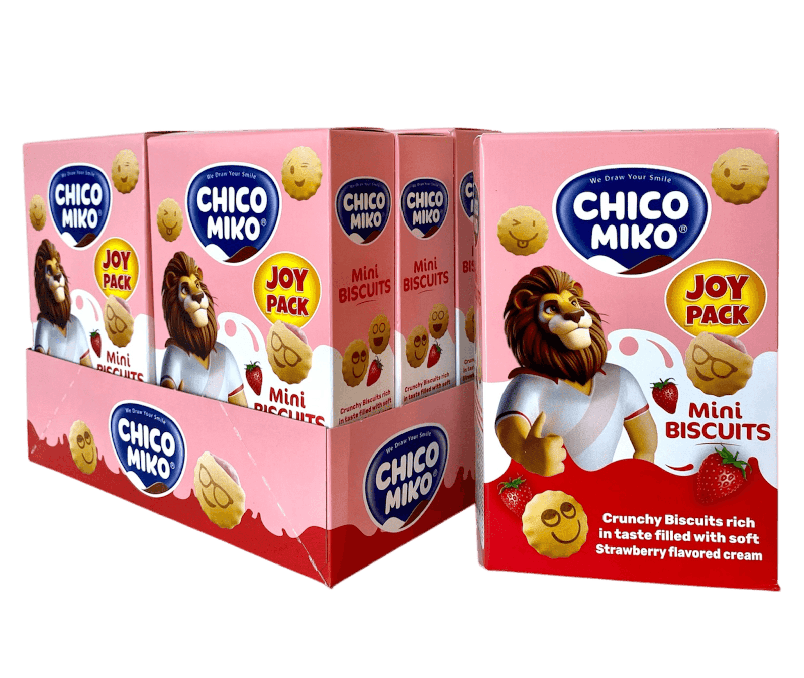 Ipkon Chiko Miko Mini Biscuits Strawberry 40gr