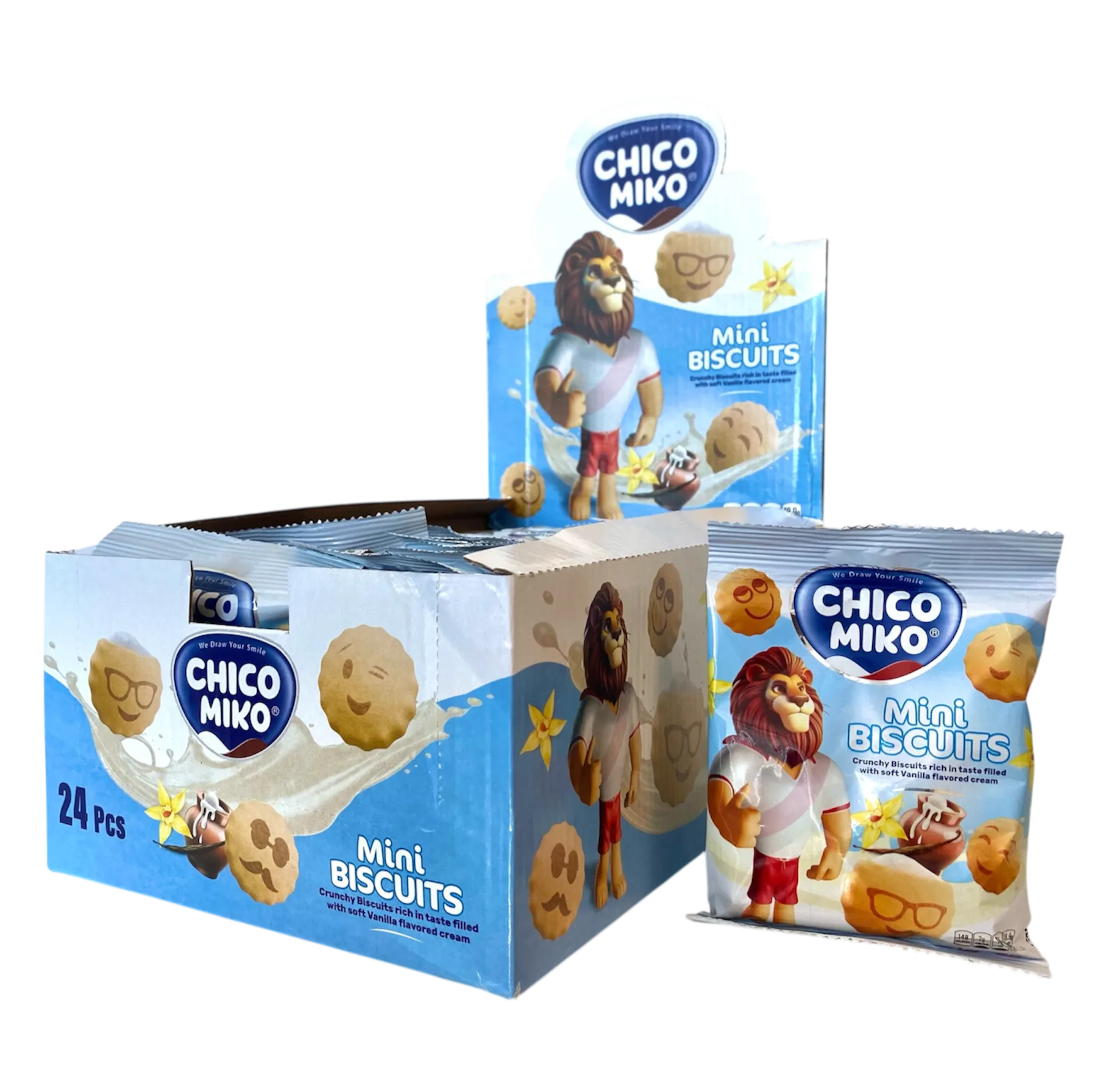 Ipkon Chiko Miko Mini Biscuits Vanilla 30gr