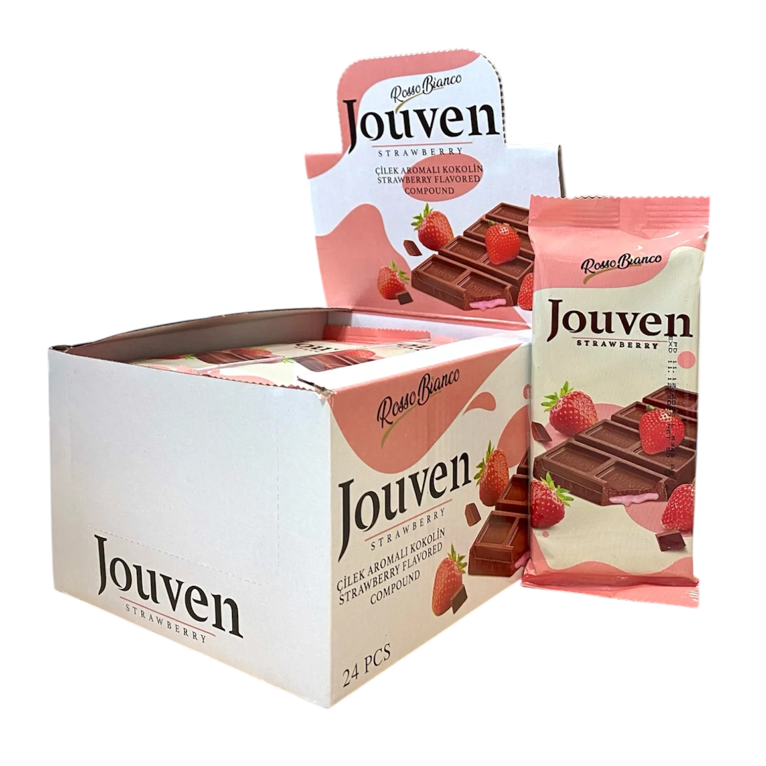 Jouven Chocolate Strawberry 50gr