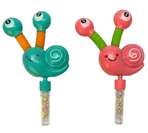 Snail Rattle Toy with Candy Single