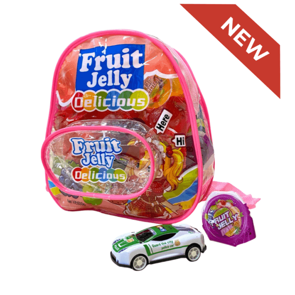 Fruit Jelly Mini Backpack with Toy