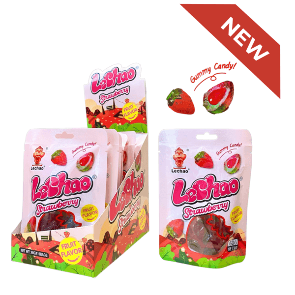 3D Gummy Candy Strawberry 60gr