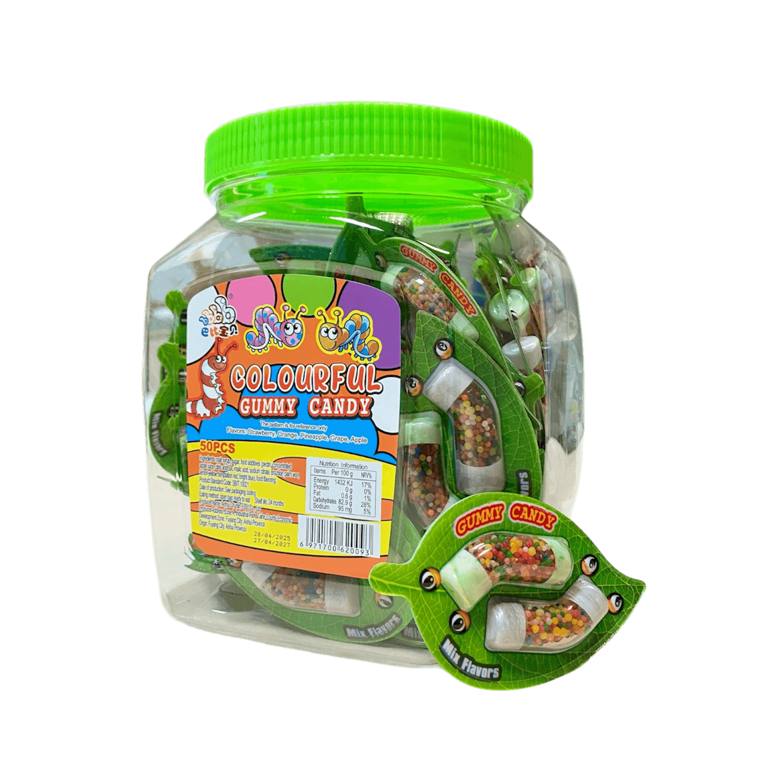 Soft Candy Caterpillar Jelly